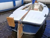 ( locatie sneek )polyvalk open zeilboot, polyester, bouwjaar ca. 1990 - afbeelding 3 van  17