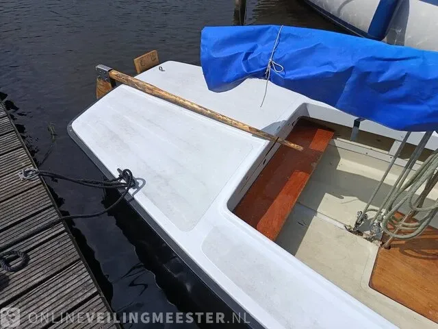 ( locatie sneek )polyvalk open zeilboot, polyester, bouwjaar ca. 1990 - afbeelding 5 van  17