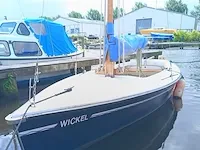 ( locatie sneek )polyvalk open zeilboot, polyester, bouwjaar ca. 1990 - afbeelding 11 van  17