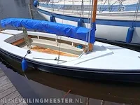 ( locatie sneek )polyvalk open zeilboot, polyester, bouwjaar ca. 1990 - afbeelding 12 van  17
