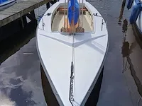 ( locatie sneek )polyvalk open zeilboot, polyester, bouwjaar ca. 1990 - afbeelding 15 van  17