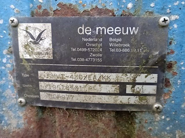 (locatie sneek) schaftwagen, de meeuw, smwt-430/ea/kk - afbeelding 8 van  24