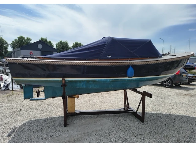 ( locatie sneek ) stalen vlet , zijlzicht 625, blauw, 1998 - afbeelding 11 van  23