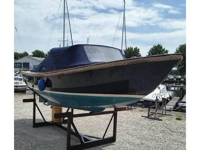 ( locatie sneek ) stalen vlet , zijlzicht 625, blauw, 1998 - afbeelding 14 van  23
