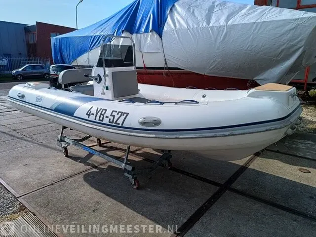 ( locatie sneek )tiger marine rib sportline 440 met suzuki 50 pk - afbeelding 12 van  22