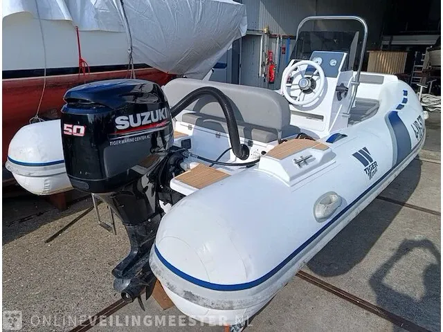 ( locatie sneek )tiger marine rib sportline 440 met suzuki 50 pk - afbeelding 16 van  22