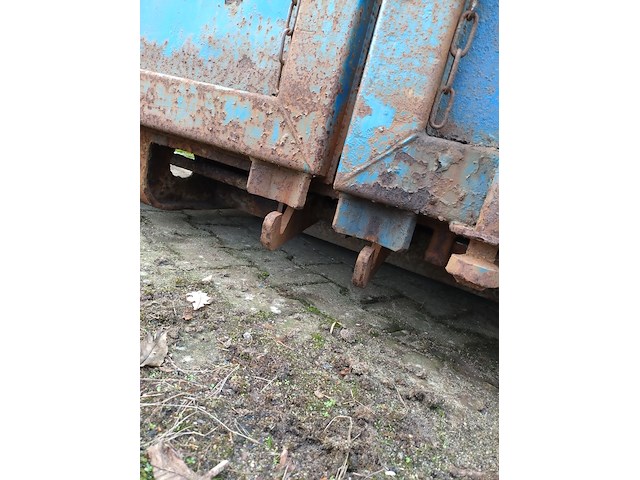 (locatie soest) ca. 30 m³ container afdeknet - afzetcontainer haakarm , ktk, nd30-9224, blauw - afbeelding 3 van  20
