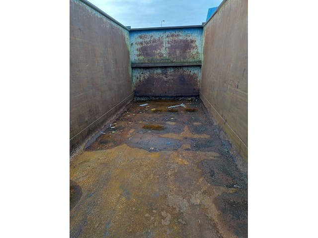 (locatie soest) ca. 30 m³ container afdeknet - afzetcontainer haakarm , ktk, nd30-9224, blauw - afbeelding 5 van  20
