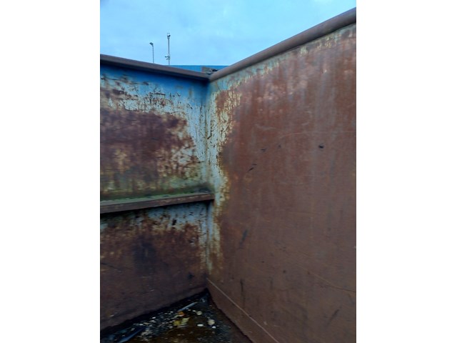 (locatie soest) ca. 30 m³ container afdeknet - afzetcontainer haakarm , ktk, nd30-9224, blauw - afbeelding 7 van  20