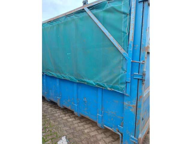 (locatie soest) ca. 30 m³ container afdeknet - afzetcontainer haakarm , ktk, nd30-9224, blauw - afbeelding 11 van  20