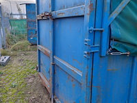 (locatie soest) ca. 30 m³ container afdeknet - afzetcontainer haakarm , ktk, nd30-9224, blauw - afbeelding 20 van  20