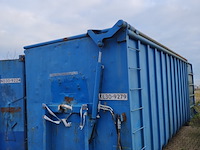 (locatie soest) ca. 30 m³ deksel container - afzetcontainer haakarm hydraulisch, kl30-9279, blauw - afbeelding 1 van  21