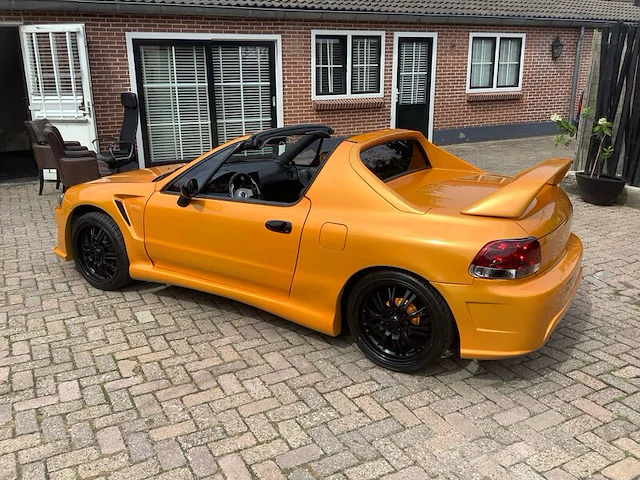 (locatie utrecht) personenauto, honda, "tokyo drift" 1.6 crx esi del sol vtec r-type cabrio custom, oranje, 1994 - afbeelding 15 van  21