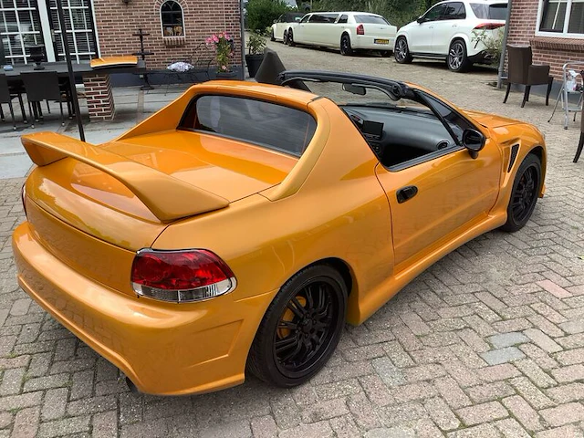 (locatie utrecht) personenauto, honda, "tokyo drift" 1.6 crx esi del sol vtec r-type cabrio custom, oranje, 1994 - afbeelding 17 van  21