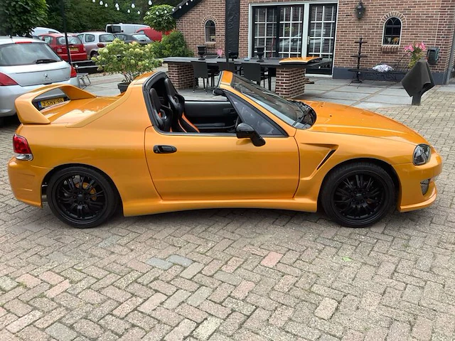 (locatie utrecht) personenauto, honda, "tokyo drift" 1.6 crx esi del sol vtec r-type cabrio custom, oranje, 1994 - afbeelding 19 van  21