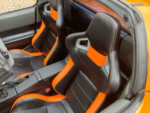 (locatie utrecht) personenauto, honda, "tokyo drift" 1.6 crx esi del sol vtec r-type cabrio custom, oranje, 1994 - afbeelding 21 van  21
