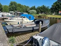 (locatie winsum, groningen) sloep met stallingstrailer, zwart - afbeelding 2 van  9