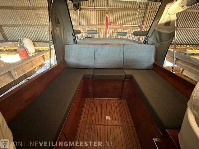 (locatie wolvega) motor kruiser romanza, waaiersteven, wit, bouwjaar 1980 - afbeelding 8 van  22