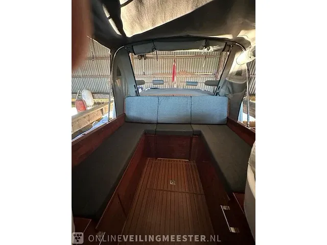 (locatie wolvega) motor kruiser romanza, waaiersteven, wit, bouwjaar 1980 - afbeelding 14 van  22