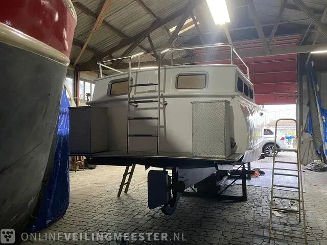 (locatie wolvega) motor kruiser romanza, waaiersteven, wit, bouwjaar 1980 - afbeelding 21 van  22
