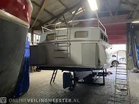 (locatie wolvega) motor kruiser romanza, waaiersteven, wit, bouwjaar 1980 - afbeelding 21 van  22