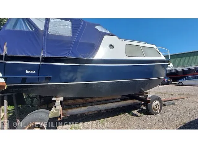 (locatie zuidbroek) motorjacht doerak, 650, blauw - afbeelding 1 van  47