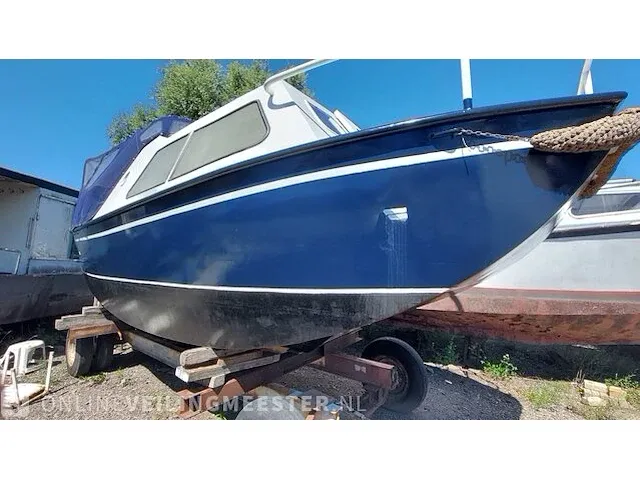 (locatie zuidbroek) motorjacht doerak, 650, blauw - afbeelding 43 van  47
