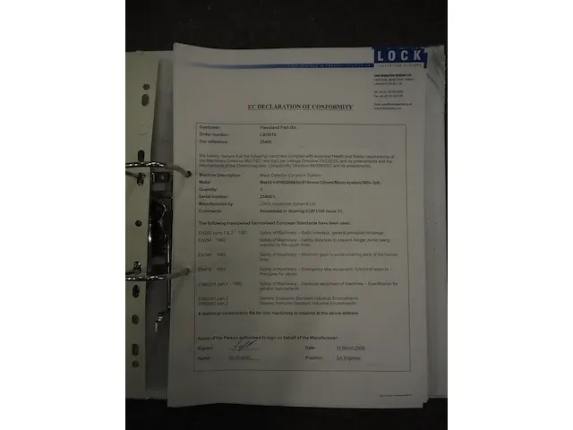 Lock inspection systems ltd - afbeelding 5 van  13