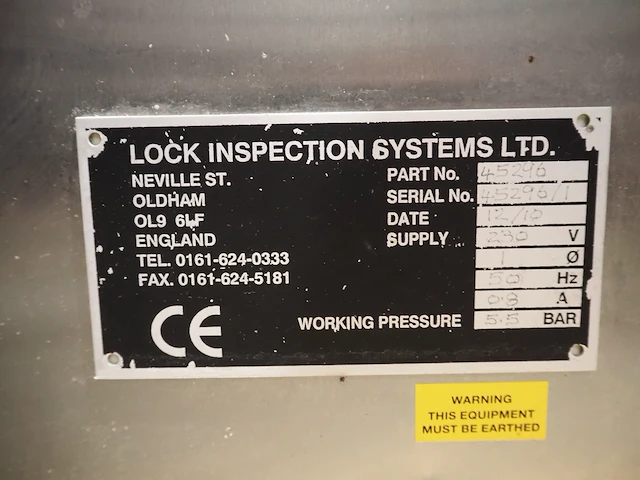 Lock inspection systems ltd - afbeelding 6 van  14