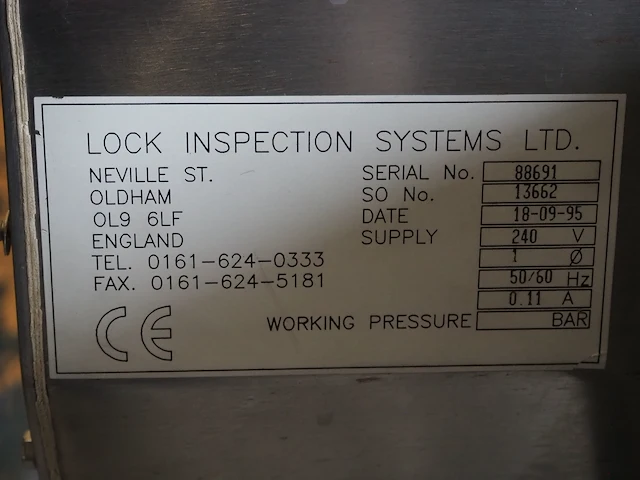 Lock inspection systems ltd - afbeelding 2 van  10