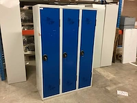 Lockerkast 3 deuren - afbeelding 1 van  4