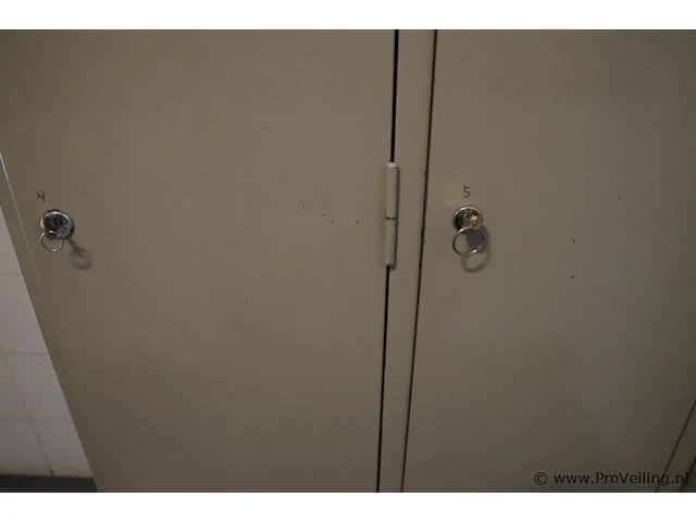 Lockerkast, 3-deurs - 98x50x185cm - afbeelding 4 van  4