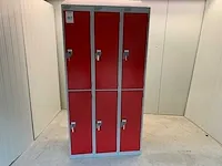 Lockerkast 6-lockers