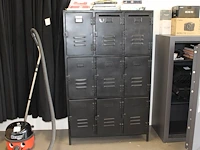 Lockerkast met 9 lockers. afmeting 100 x 48 x 161 cm. - afbeelding 1 van  2