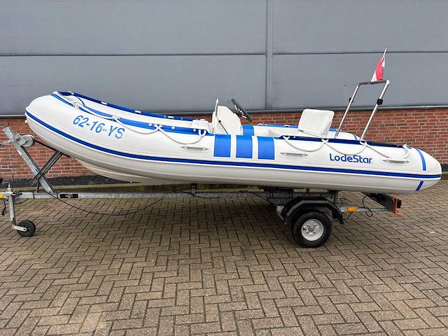Lodestar rib 410 open speedboot - 2012 inc. trailer - afbeelding 1 van  10