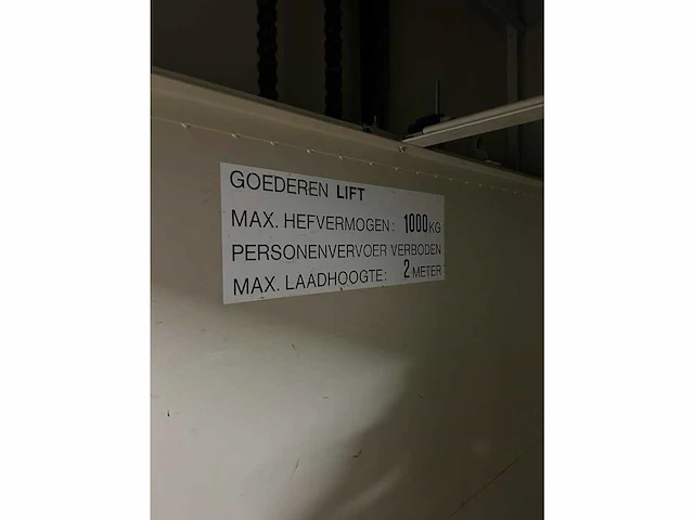 Lödige industries - sherpa-la - goederen lift - afbeelding 3 van  6