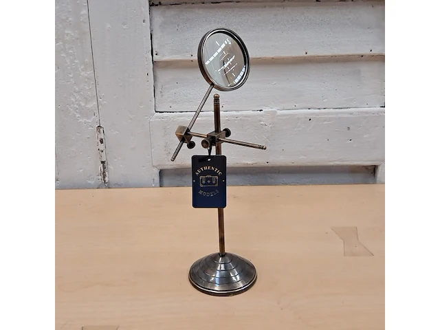 Loep op standaard messing kleur - afbeelding 2 van  5