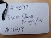 Loep op standaard messing kleur - afbeelding 5 van  5