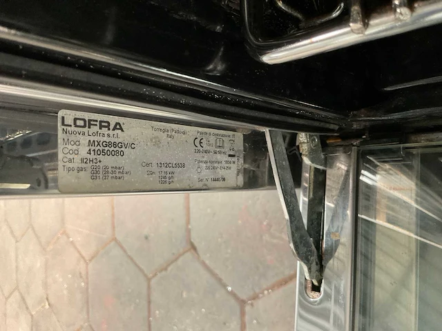 Lofra mxg86gv/c fornuis (2x) - afbeelding 11 van  12