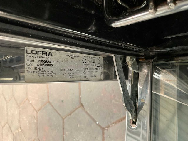 Lofra mxg86gv/c fornuis (2x) - afbeelding 8 van  12