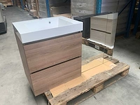 Loft chalet oak badmeubelset 60cm - afbeelding 1 van  6
