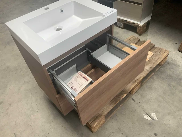 Loft chalet oak badmeubelset 60cm - afbeelding 5 van  6