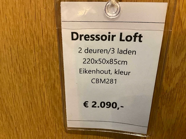Loft eiken dressoir - afbeelding 3 van  11