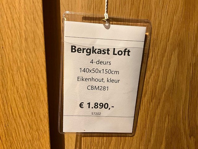 Loft eiken opbergkast - afbeelding 8 van  8