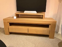 Loft eiken tv meubel - afbeelding 2 van  6