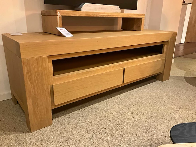 Loft eiken tv meubel - afbeelding 3 van  6
