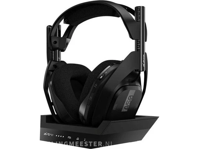 Logitech astro a50 koptelefoon - draadloos - hoofdmontage - stereo - zwart - bereik 914,4 cm - 20 hz / 20 khz - - afbeelding 1 van  6