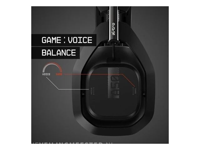 Logitech astro a50 koptelefoon - draadloos - hoofdmontage - stereo - zwart - bereik 914,4 cm - 20 hz / 20 khz - - afbeelding 4 van  6