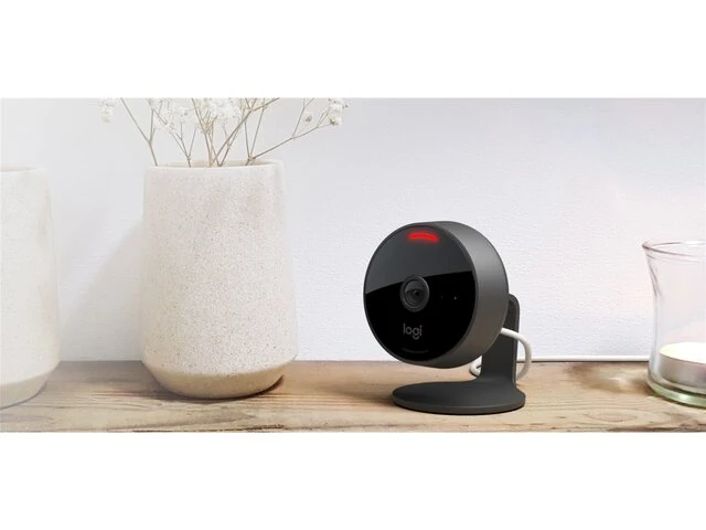 Logitech circle view rond ip-beveiligingscamera - afbeelding 1 van  5