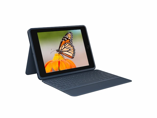 Logitech combo touch afneembare toetsenbordhoes voor ipad (10e gen) foliobehuizing qwerty - afbeelding 1 van  4